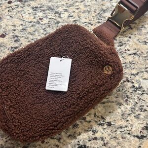 Lululemon Athletica Brown Plush Crossbody Bag